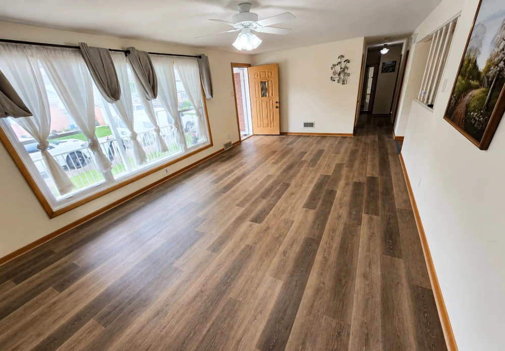 Finished flooring project